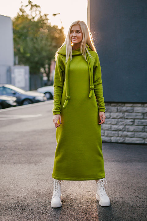 Летнее платье силуэт