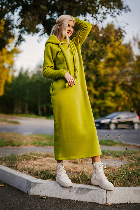 Летнее платье силуэт